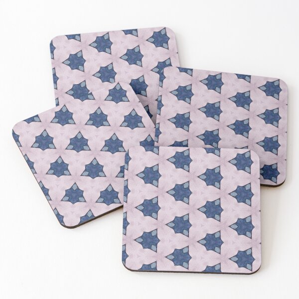 Item preview, Ethereal Soft Lilac Mauve Slate Blue Indigo Triquetra Tile Pattern Mandala - Duvet Cover designed and sold by ArithraStudio.