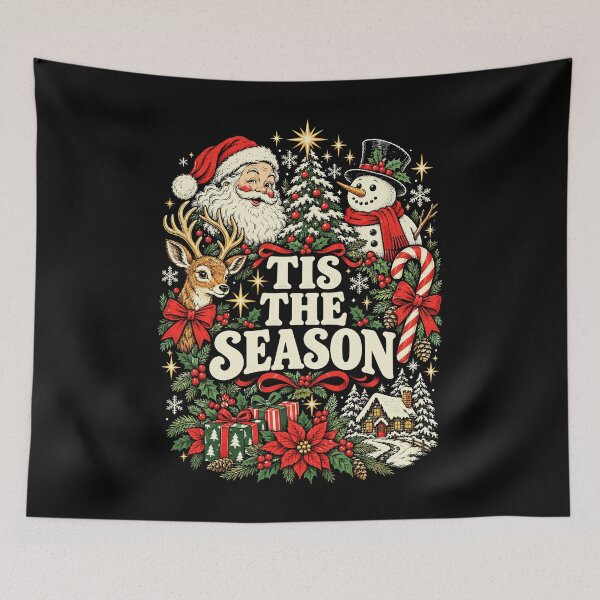 Item preview, Tis The Season Santa Snowman Reindeer Christmas designed and sold by andre-hollow.