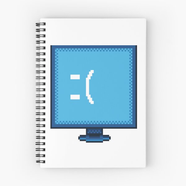 Item preview, Blue Screen Crash - Computer Error Sad Face Monitor designed and sold by RetroRlx.