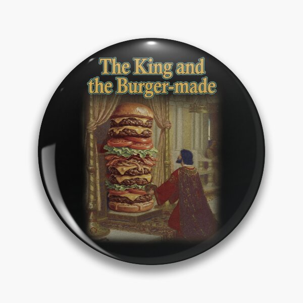 Item preview, The King and the Burger-made. Vintage. designed and sold by EunsooLee.