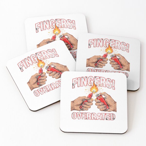 Item preview, Fingers Overrated Vintage Sarcastic 4th of July Fireworks Graphic designed and sold by AnnieGreene1.