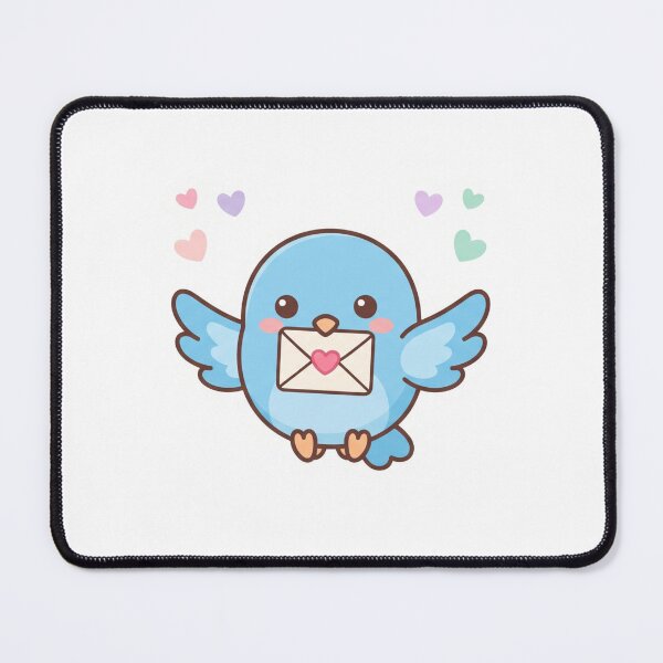 Item preview, Little Bird Love Letter – Cute Kawaii Bird designed and sold by Critter Bloom.