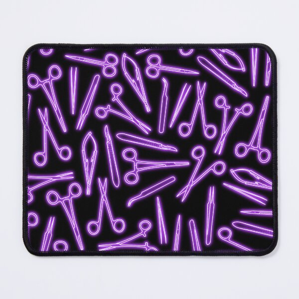 Item preview, Neon Purple Surgical Tools Pattern designed and sold by emmacatwheels.