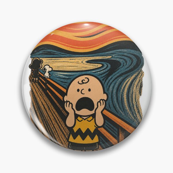Item preview, Charlie Brown Inspired The Scream Parody Art Design designed and sold by rayar1972.