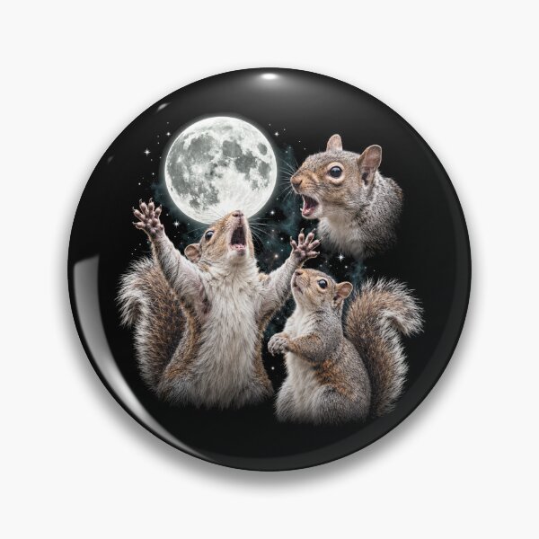 Item preview, Howling Squirrels Under Full Moon designed and sold by SassCity.