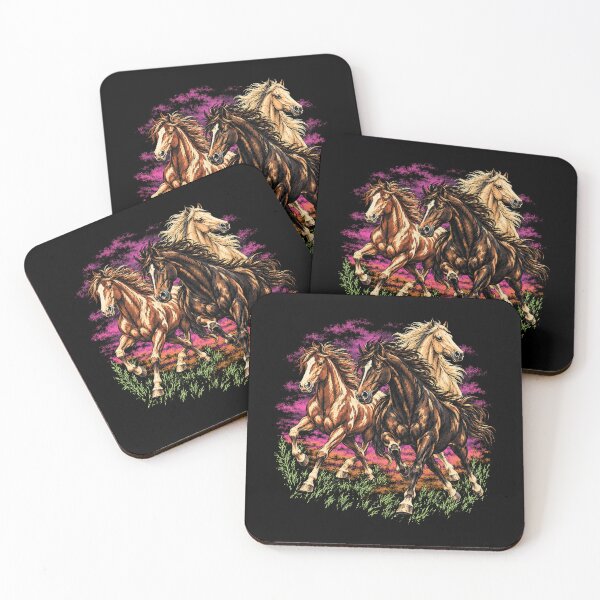 Item preview, Wild Horses Running at Sunset designed and sold by SassCity.