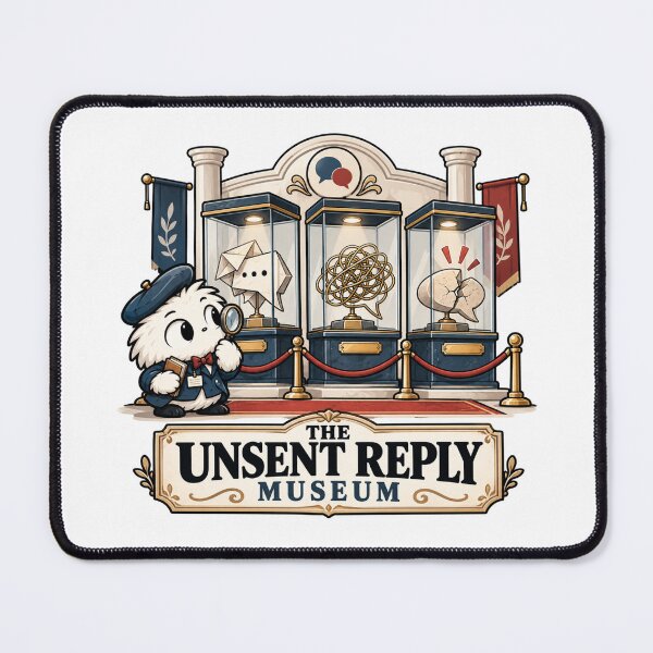 Item preview, Unsent Reply Museum | Social Awkwardness Humor designed and sold by pradeepvisuals.