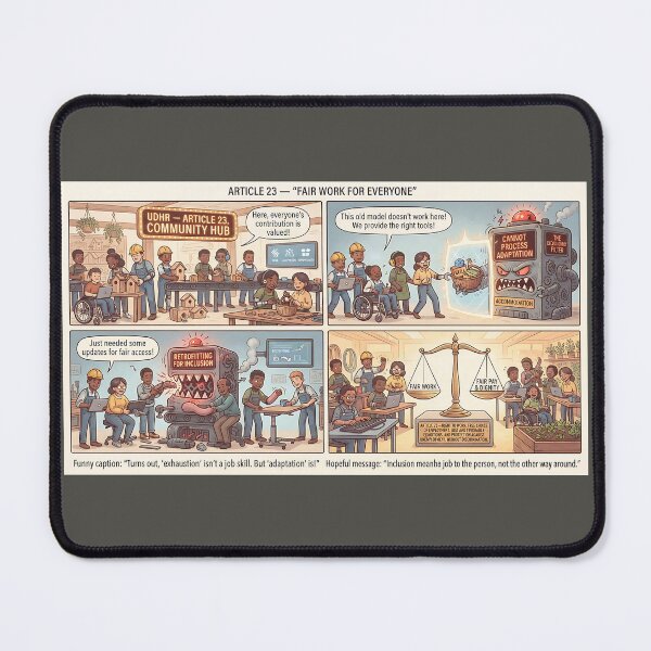 Item preview, Inclusion in the workplace: Fair work for everyone designed and sold by Mianku | Für das Leben.