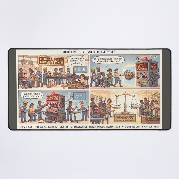 Item preview, Inclusion in the workplace: Fair work for everyone designed and sold by Mianku | Für das Leben.
