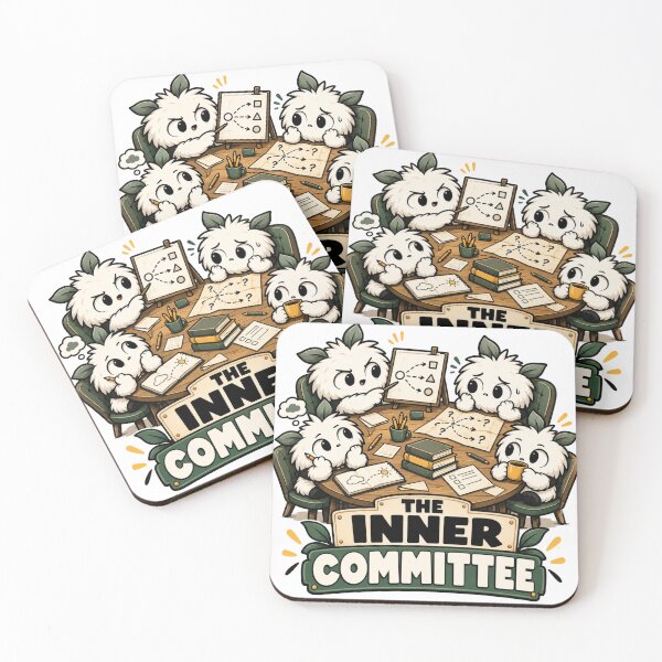 Item preview, The Inner Committee | Funny Overthinking Art designed and sold by pradeepvisuals.