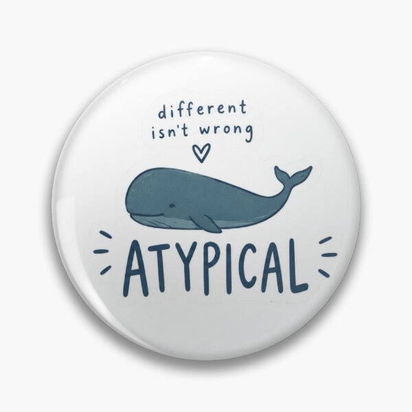 Item preview, Title: Atypical Inspired, Team Casey Fan Art, Blue Aesthetic Heart Sticker designed and sold by TOT-SA0.