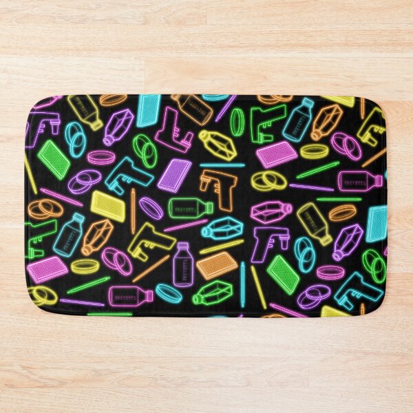 Item preview, Neon Rainbow Cell Culture Pattern designed and sold by emmacatwheels.