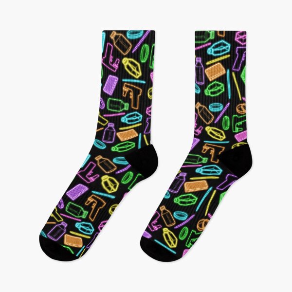 Item preview, Neon Rainbow Cell Culture Pattern designed and sold by emmacatwheels.