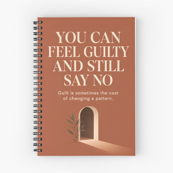 Item preview, You Can Feel Guilty And Still Say No - Therapy Print designed and sold by GlassFrogPrints.