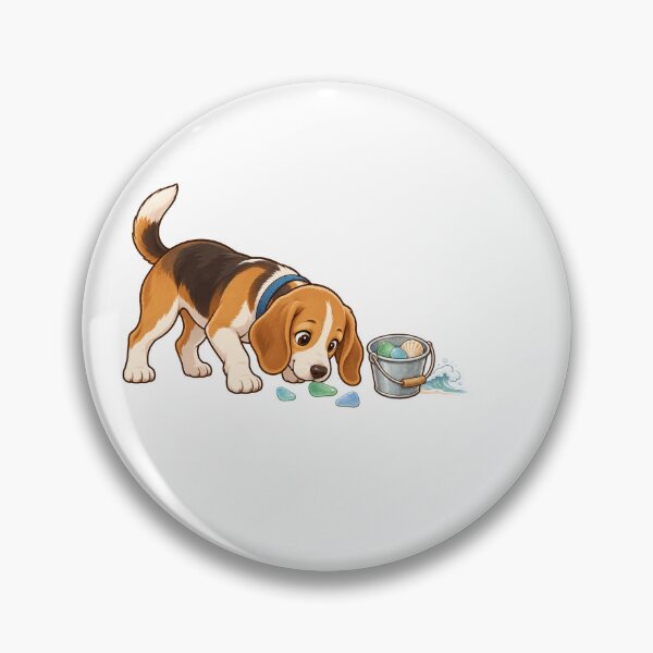 Item preview, Sea-Glass Scout Beagle designed and sold by CozyMigo.