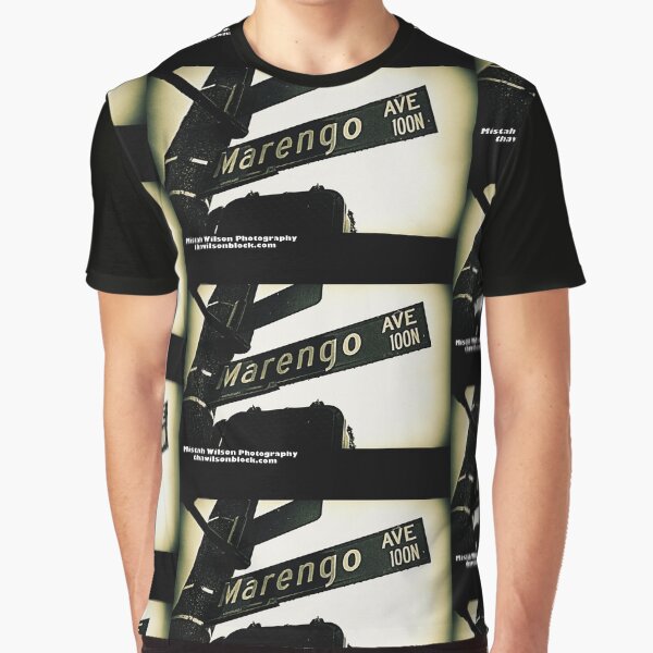 Marengo Avenue, Pasadena, California by Mistah Wilson Graphic T-Shirt