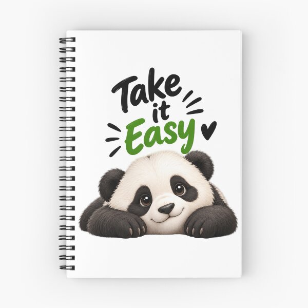 Item preview, Cute Panda Take It Easy – Relaxing Kawaii Animal Art designed and sold by Appu6667.