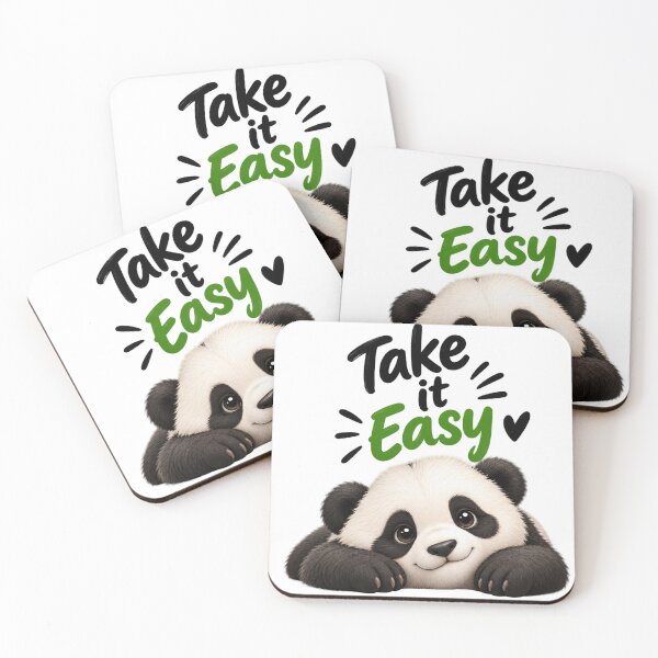 Item preview, Cute Panda Take It Easy – Relaxing Kawaii Animal Art designed and sold by Vayro cartoons.