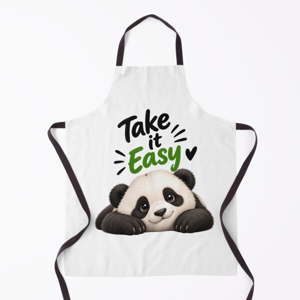 Item preview, Cute Panda Take It Easy – Relaxing Kawaii Animal Art designed and sold by Appu6667.