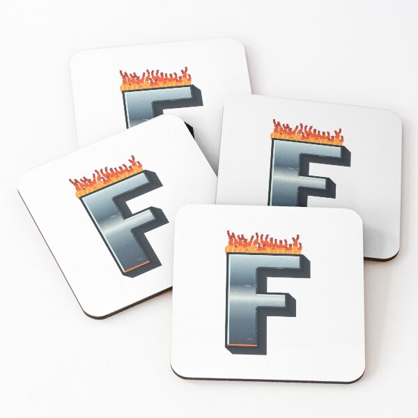 Item preview, Flaming Steel Letter F — Pixel Art Initial designed and sold by uncoXab.