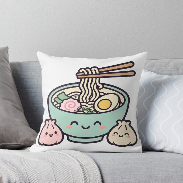 Item preview, Kawaii Ramen Bowl and Dumplings Sticker designed and sold by Wild Shades.