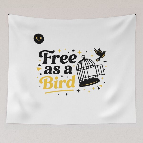 Item preview, Free as a Bird | Funny Bird Pun | Punderful Corner designed and sold by Punderful Corner.
