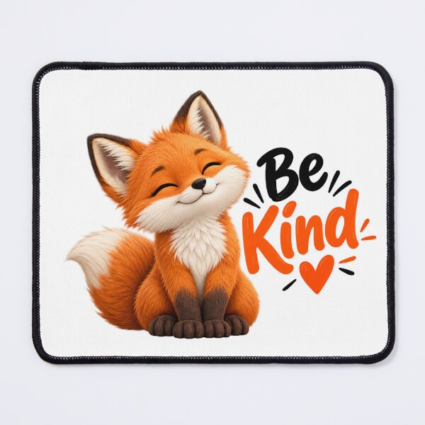 Item preview, Cute Fox Be Kind – Kawaii Woodland Animal Art designed and sold by Appu6667.