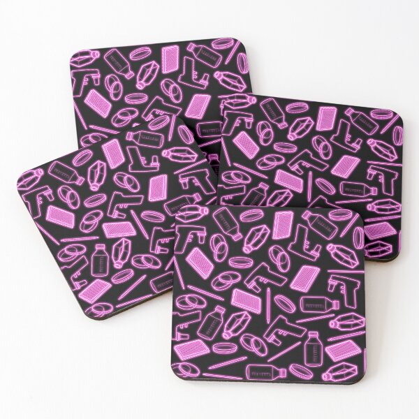 Item preview, Neon Pink Cell Culture Pattern designed and sold by emmacatwheels.