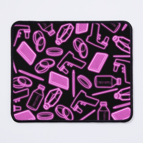 Item preview, Neon Pink Cell Culture Pattern designed and sold by emmacatwheels.