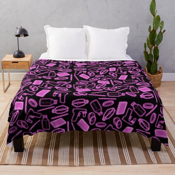 Item preview, Neon Pink Cell Culture Pattern designed and sold by emmacatwheels.