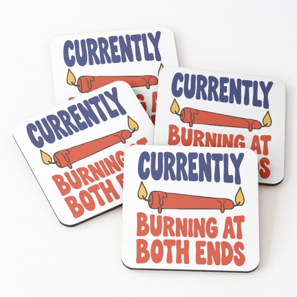 Item preview, Currently Burning at Both Ends Candle designed and sold by sdcreations210.