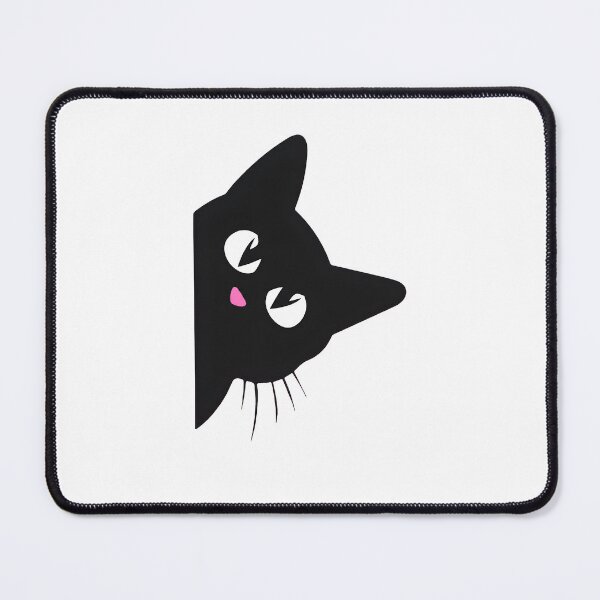 Item preview, Peekaboo Black Cat Face Cute Animal Graphic designed and sold by GiaoCalonas.