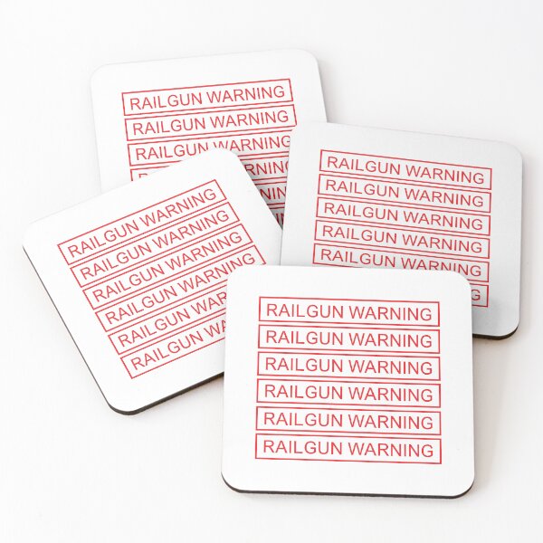 Item preview, Railgun Warning designed and sold by JamesBomDavis.