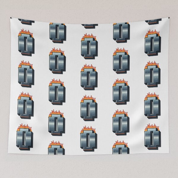 Item preview, Flaming Steel Letter O — Pixel Art Initial designed and sold by uncoXab.