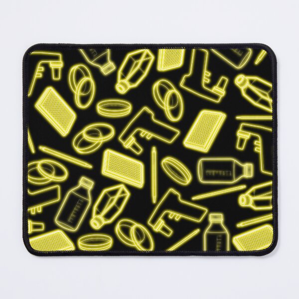 Item preview, Neon Yellow Cell Culture Pattern designed and sold by emmacatwheels.