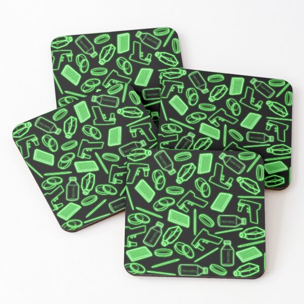 Item preview, Neon Green Cell Culture Pattern designed and sold by emmacatwheels.