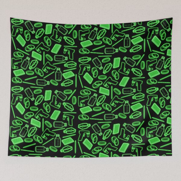 Item preview, Neon Green Cell Culture Pattern designed and sold by emmacatwheels.