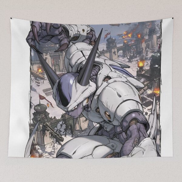 Item preview, Cybernetic Bio Warrior – Purple Mecha Alien Sci-Fi Fantasy Art designed and sold by Dyan4.