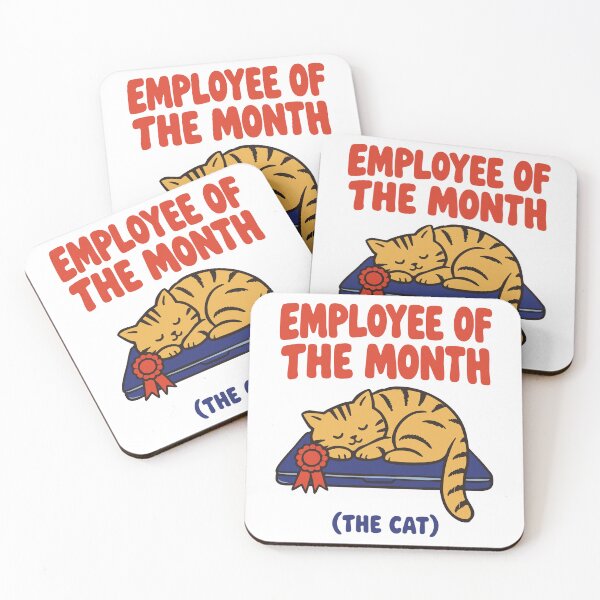 Item preview, Employee of the Month The Cat designed and sold by sdcreations210.