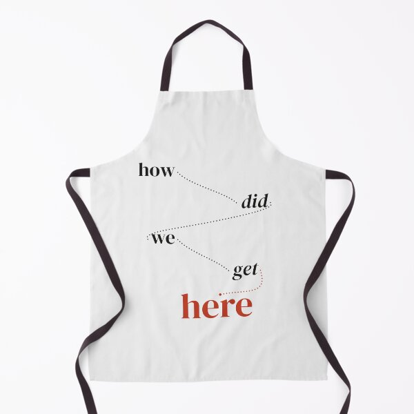 Item preview, How Did We Get Here Philosophy Typography Quote designed and sold by Tad & smidgen.