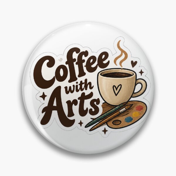 Item preview, Coffee with Arts – Cute Coffee Cup and Paint Palette designed and sold by TOT-SA0.