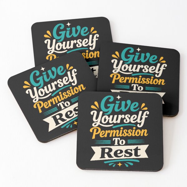 Item preview, Give Yourself Permission To Rest designed and sold by rejowan-arts.