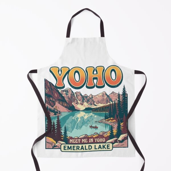 Item preview, Emerald Lake Yoho National Park Vintage Travel designed and sold by mood-draftsman.