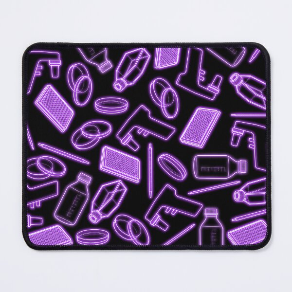 Item preview, Neon Purple Cell Culture Pattern designed and sold by emmacatwheels.