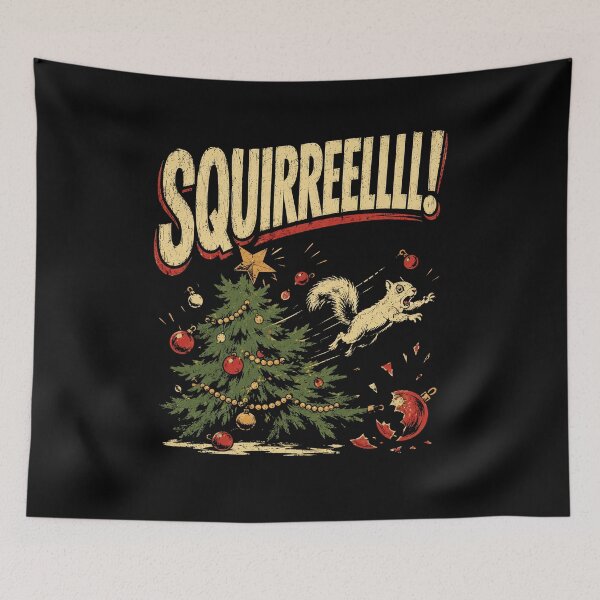 Item preview, Squirrel Christmas Vacation Funny Holiday Design designed and sold by Retr0Tshirts.