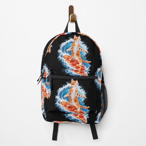Item preview, Cat Surfing On Pizza Slice Surfer Kitten Cool Wave Art designed and sold by MountanBaugh.
