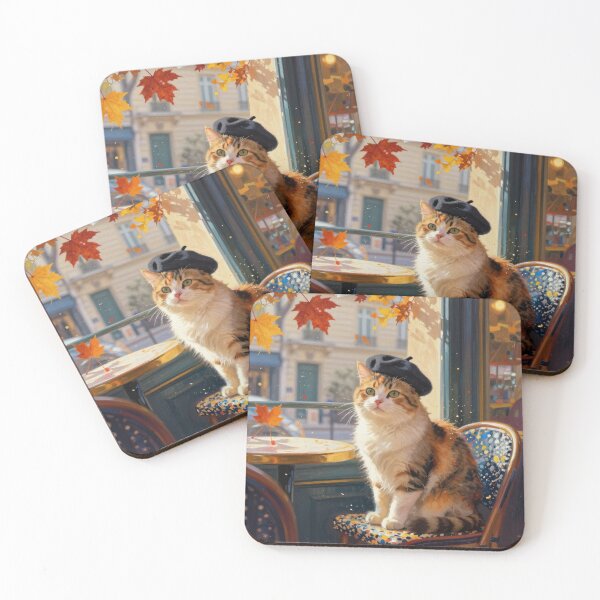 Item preview, Autumn Cat in Paris designed and sold by Simplybe1.