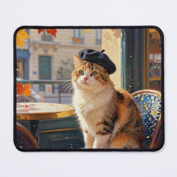 Item preview, Autumn Cat in Paris designed and sold by Simplybe1.