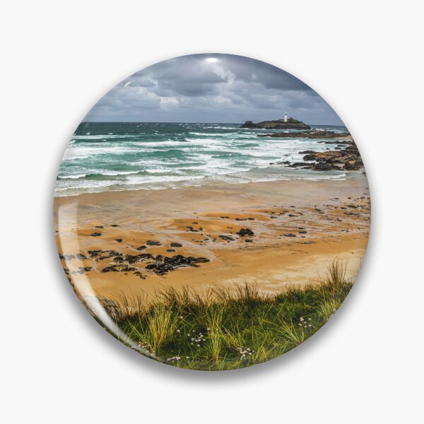 Item preview, Gwithian Beach Cornwall, Wild Coast and Godrevy Lighthouse designed and sold by Paul Thompson Photography.