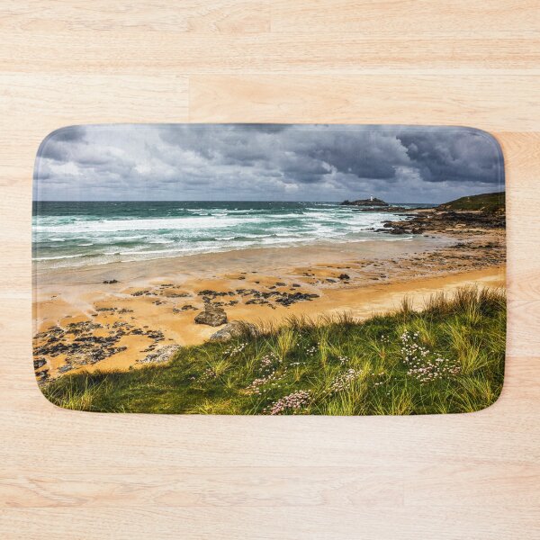 Item preview, Gwithian Beach Cornwall, Wild Coast and Godrevy Lighthouse designed and sold by Paul Thompson Photography.